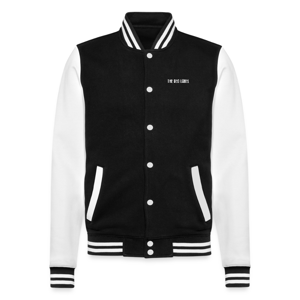 #theredlabel HOWDY College-Sweatjacke - Schwarz/Weiß