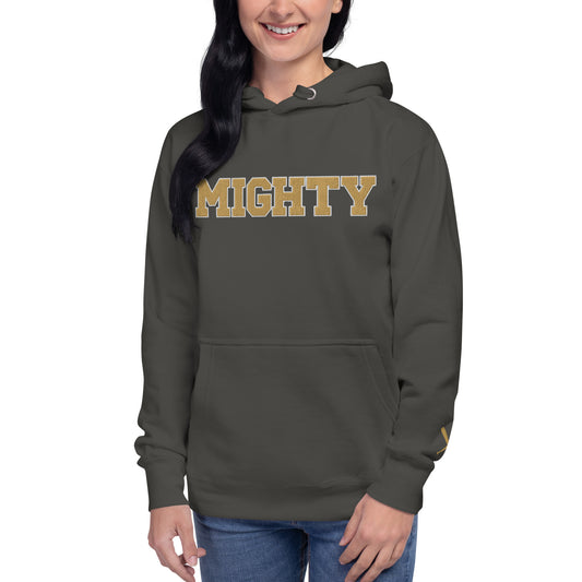 MIGHTY M Softball BOLD Unisex Premium Hoodie bestickt