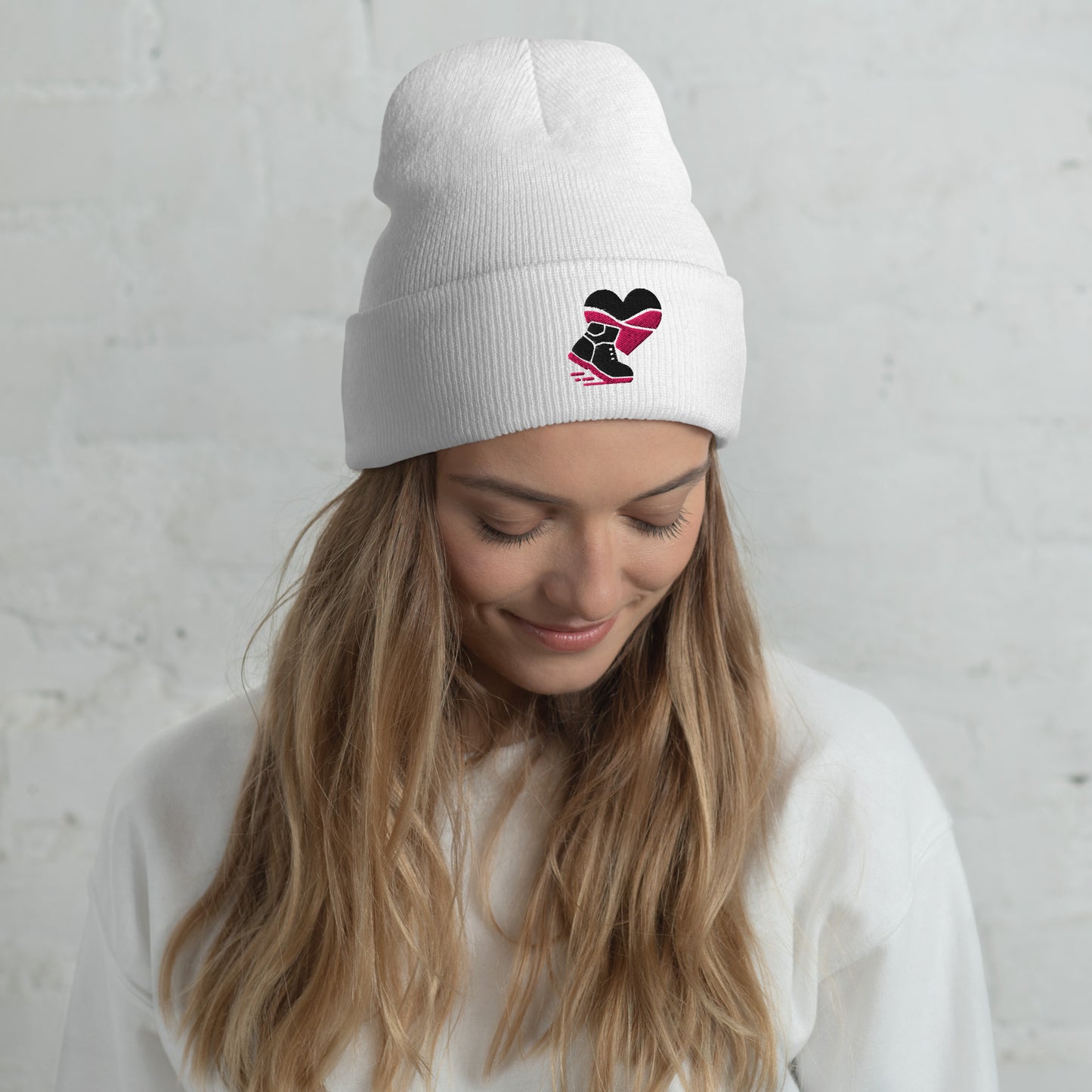 Gasteinerin im Herzen umgeschlagene Beanie