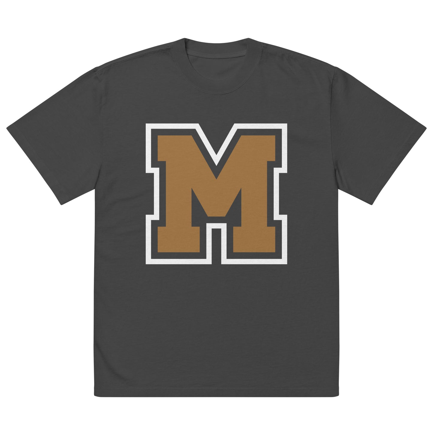 MIGHTY M Softball Oversized T-Shirt mit verwaschenem Look BIG M