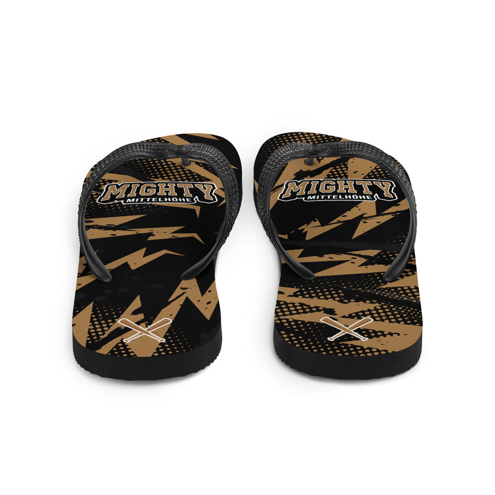 MIGHTY M Softball Flip-Flops LOGO