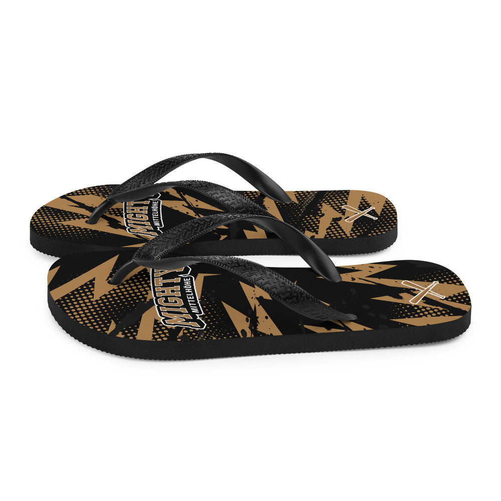 MIGHTY M Softball Flip-Flops LOGO