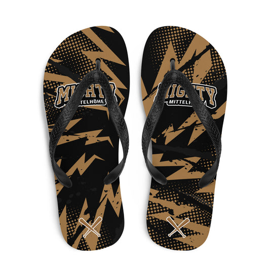 MIGHTY M Softball Flip-Flops LOGO