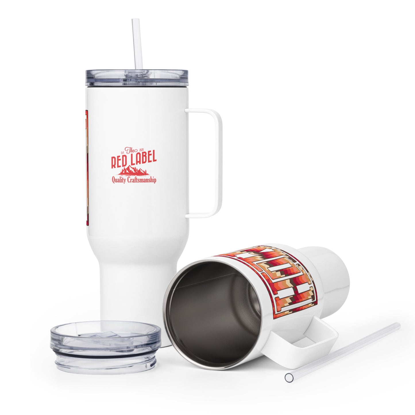 #theredlabel HOWDY SOUTHWESTERN Reisebecher mit Griff