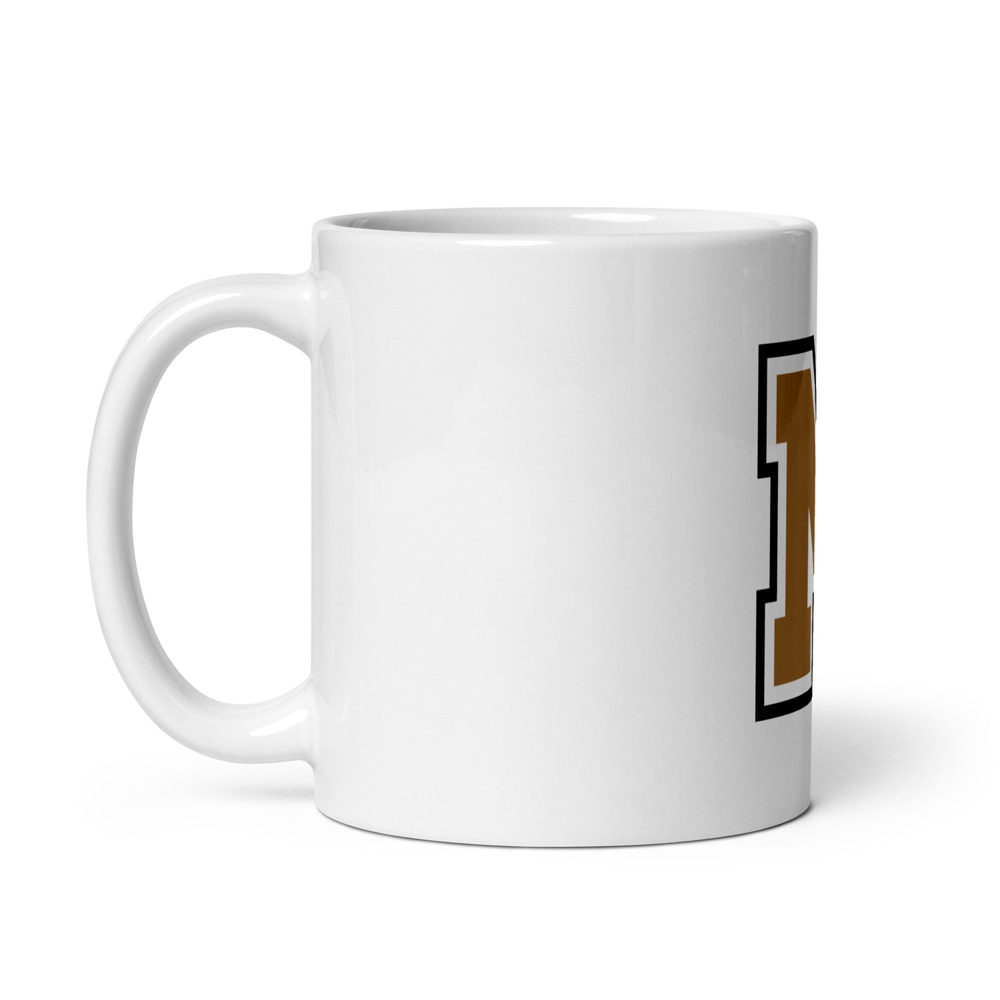 MIGHTY M Softball weiße Tasse BIG M