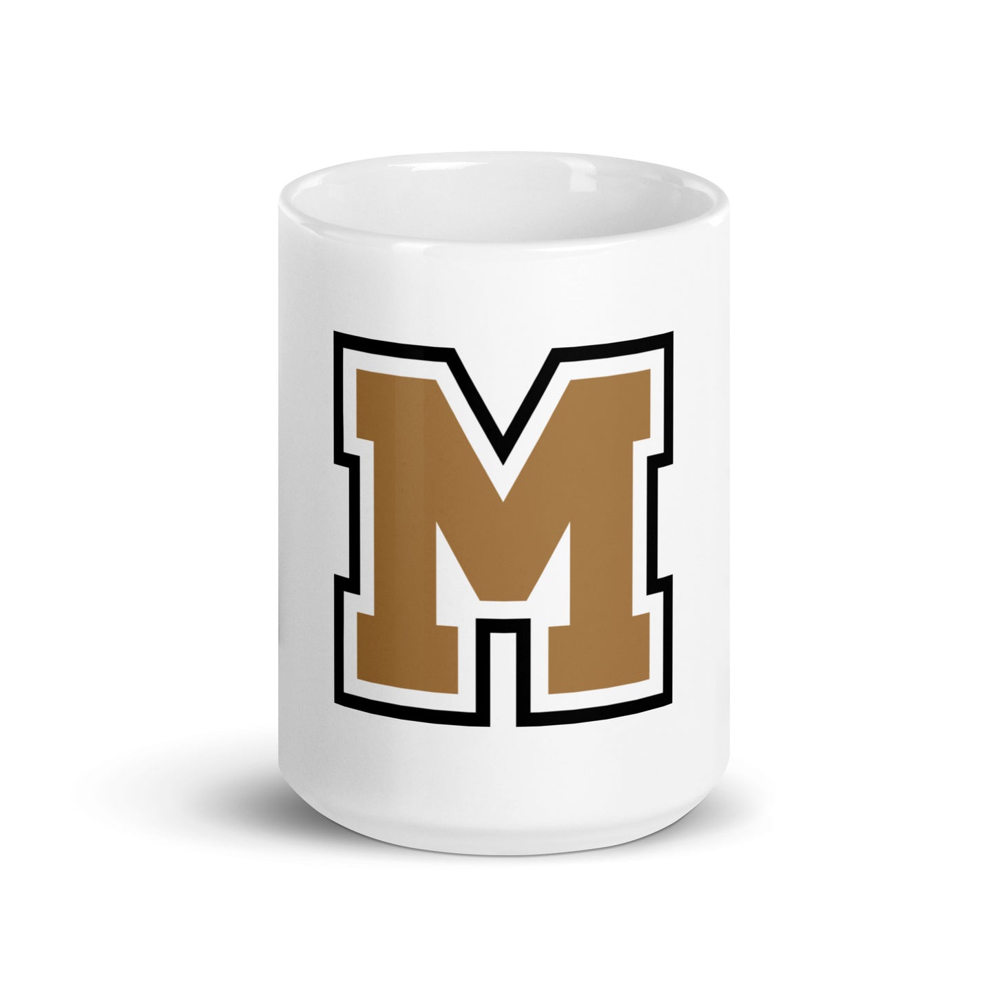 MIGHTY M Softball weiße Tasse BIG M