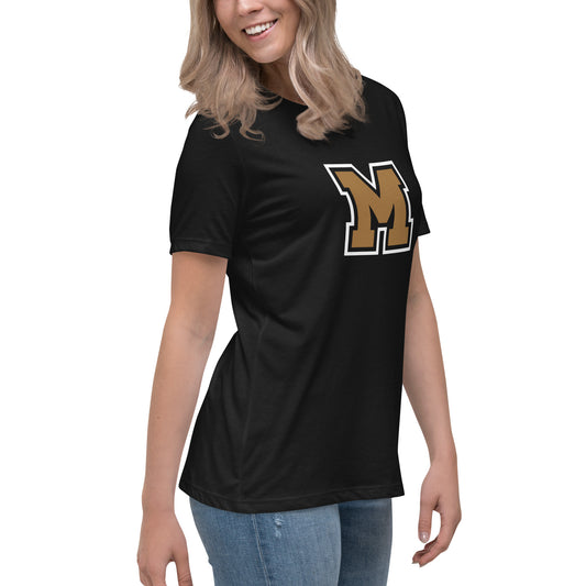 MIGHTY M Softball lockeres Damen-T-Shirt BIG M