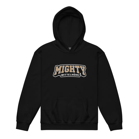 MIGHTY M Softball Hoodie für Jugendliche Heavy-Blend LOGO