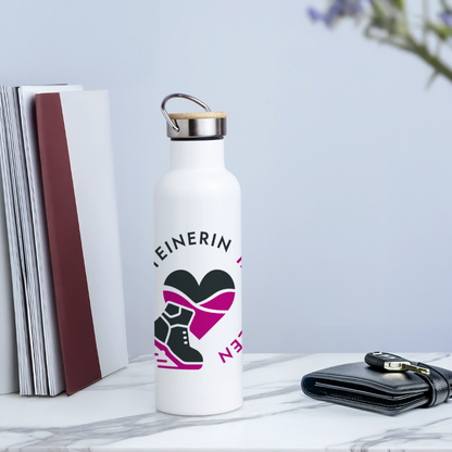 Gasteinerin im Herzen Thermosflasche - Weiß