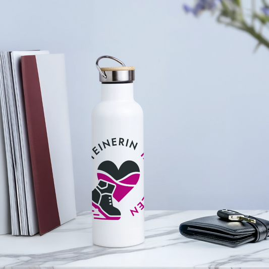 Gasteinerin im Herzen Thermosflasche - Weiß