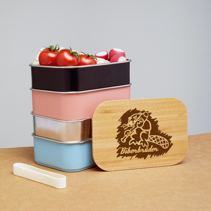 Biberbrüder Lunch Box - Silber