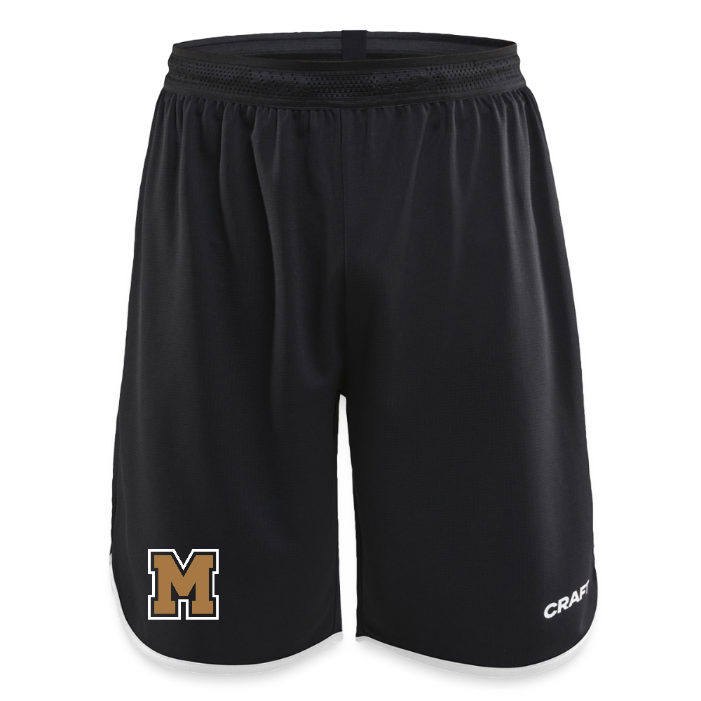 Shorts Herren Basketballschnitt - Schwarz