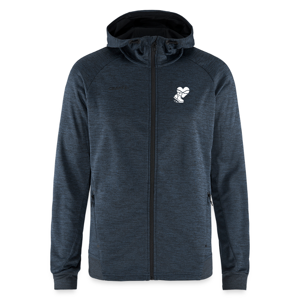 Gasteiner im Herzen Herren Kapuzenjacke - Navy meliert