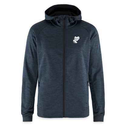 Gasteiner im Herzen Herren Kapuzenjacke - Navy meliert