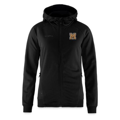 MIGHTY M Softball Varsity Edition Kapuzenjacke Damen - Schwarz