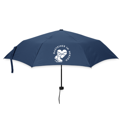 Gasteiner im Herzen Regenschirm - Navy