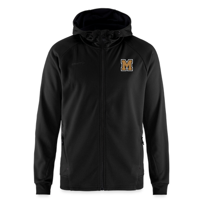 MIGHTY M Softball Varsity Edition Kapuzenjacke - Schwarz