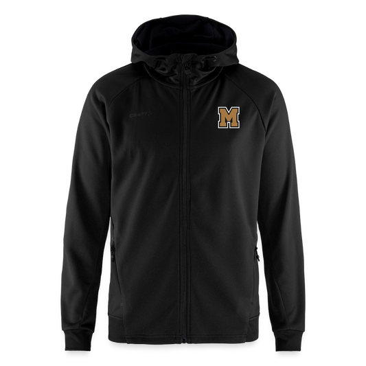 MIGHTY M Softball Varsity Edition Kapuzenjacke - Schwarz