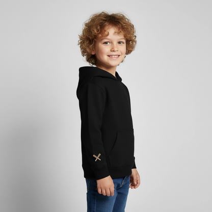 Kinder Premium Hoodie - Schwarz