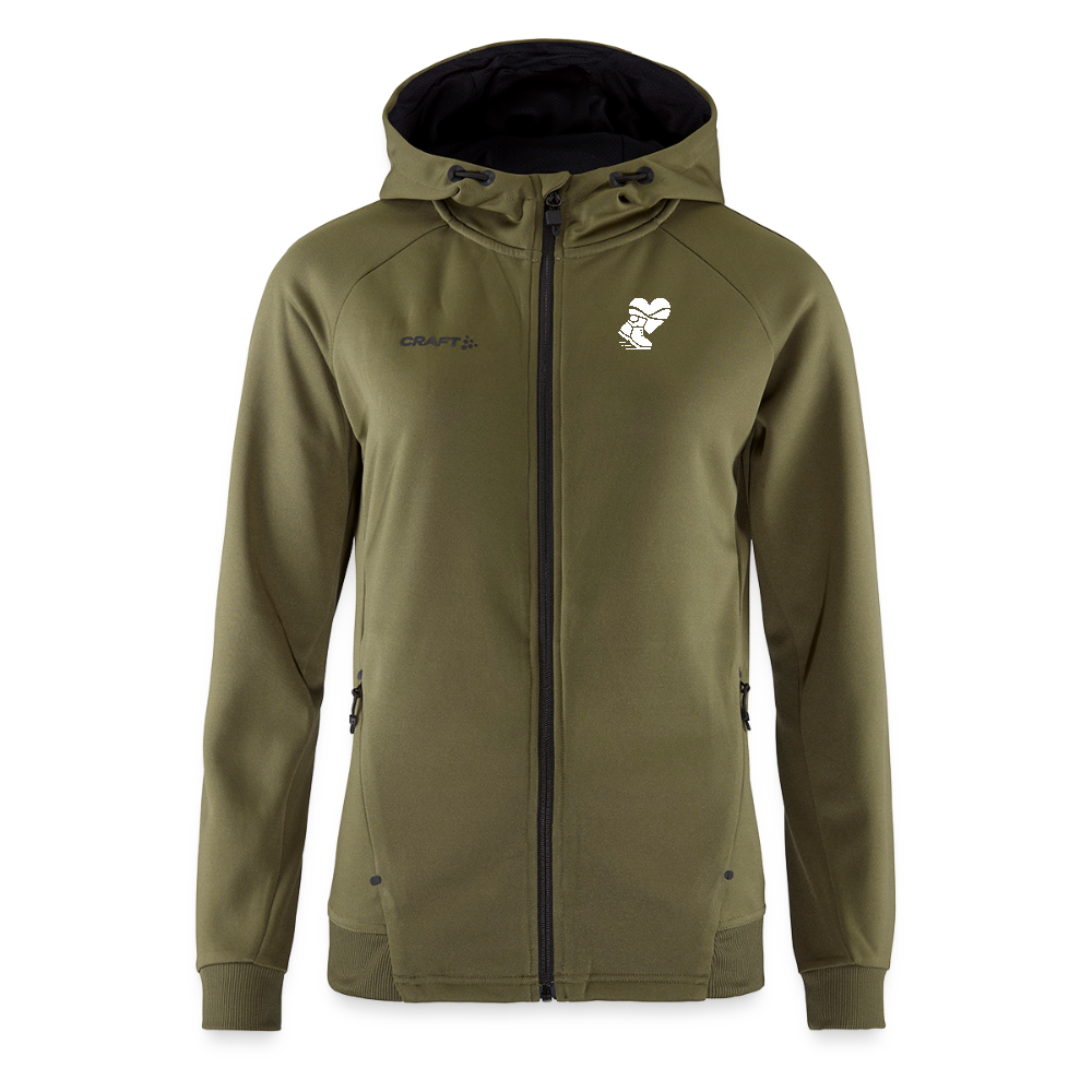 Gasteinerin im Herzen Damen Kapuzenjacke - Khaki Grün