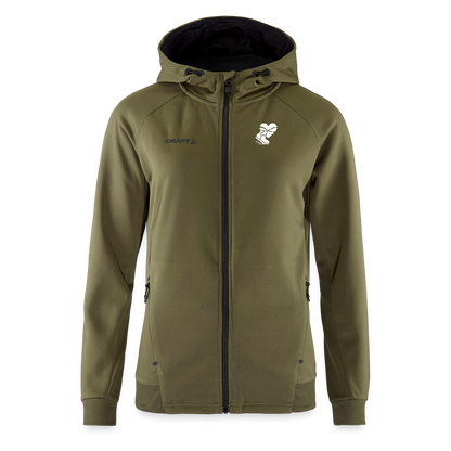 Gasteinerin im Herzen Damen Kapuzenjacke - Khaki Grün
