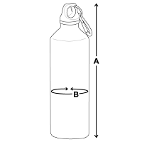 MIGHTY M Softball Trinkflasche mit Karabiner Team