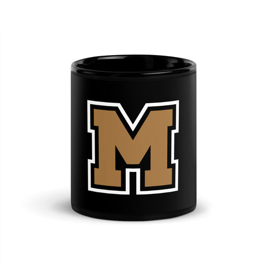 MIGHTY M Softball schwarze Tasse BIG M