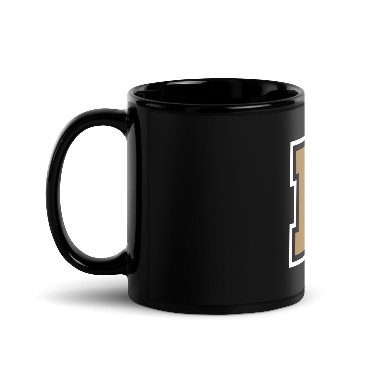 MIGHTY M Softball schwarze Tasse BIG M
