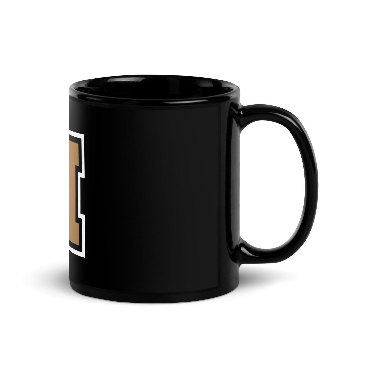 MIGHTY M Softball schwarze Tasse BIG M