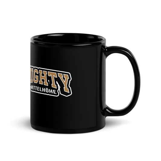 MIGHTY M Softball schwarze Tasse LOGO