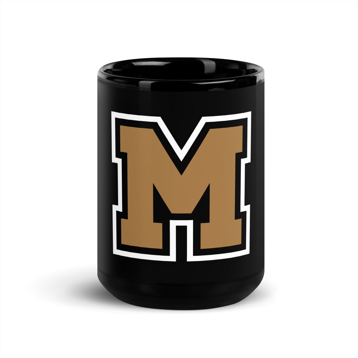 MIGHTY M Softball schwarze Tasse BIG M
