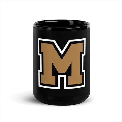 MIGHTY M Softball schwarze Tasse BIG M