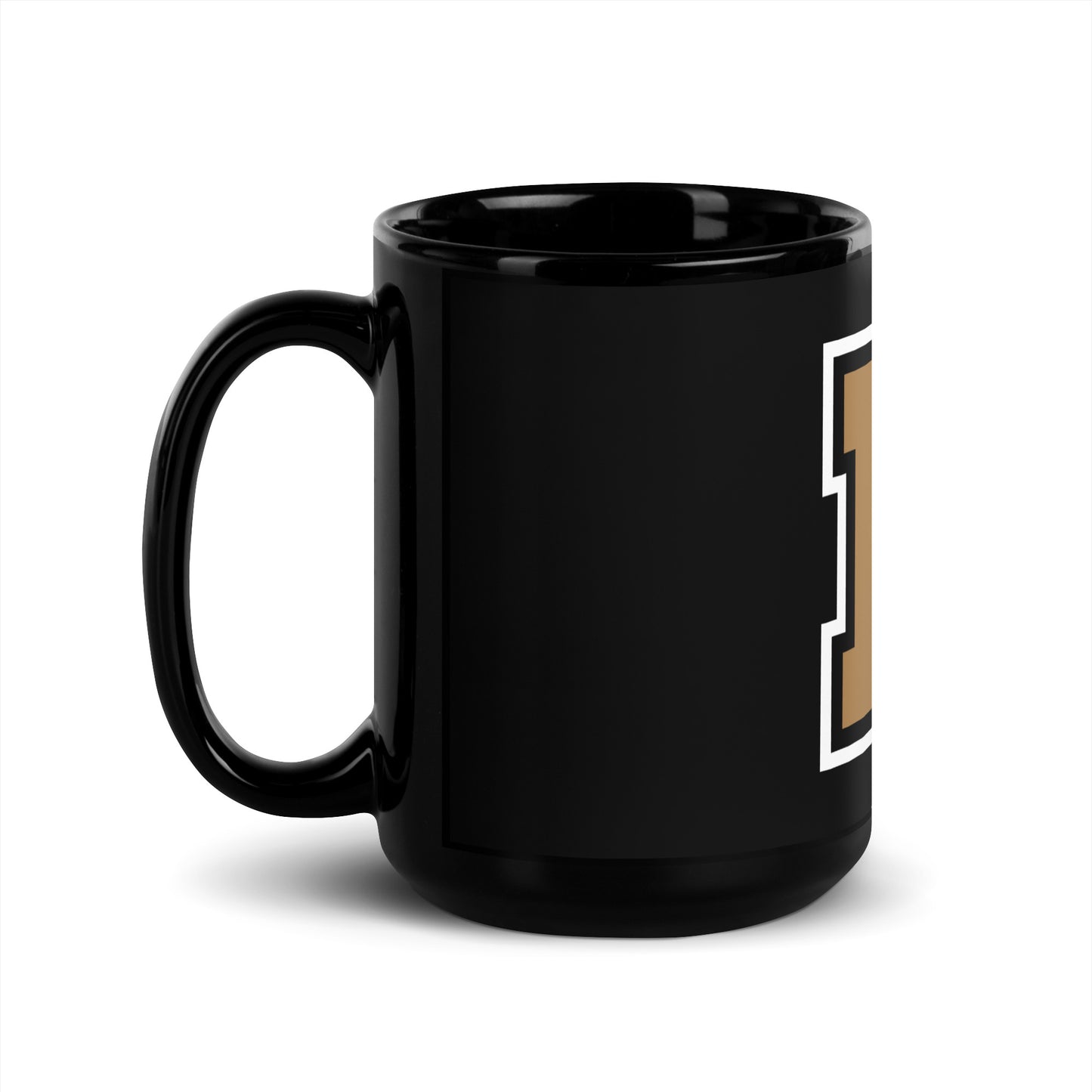 MIGHTY M Softball schwarze Tasse BIG M