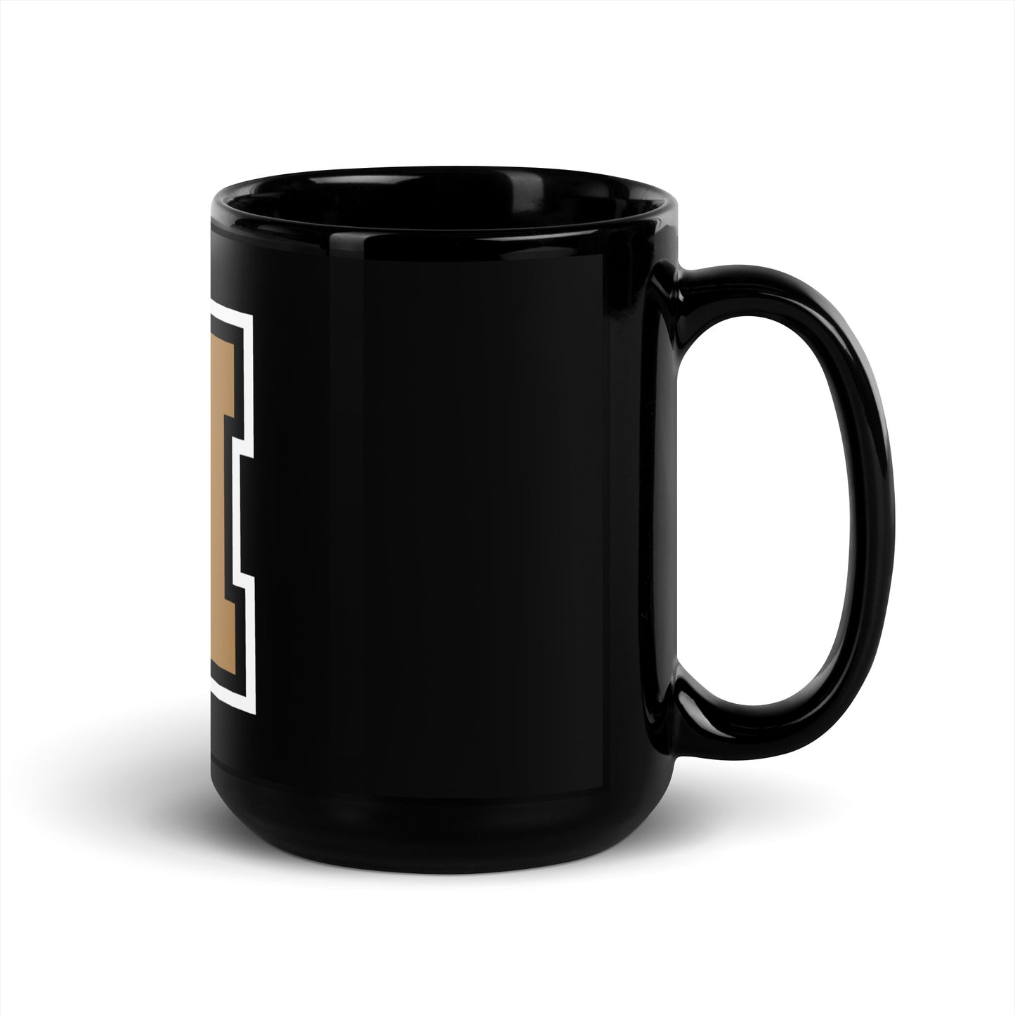 MIGHTY M Softball schwarze Tasse BIG M
