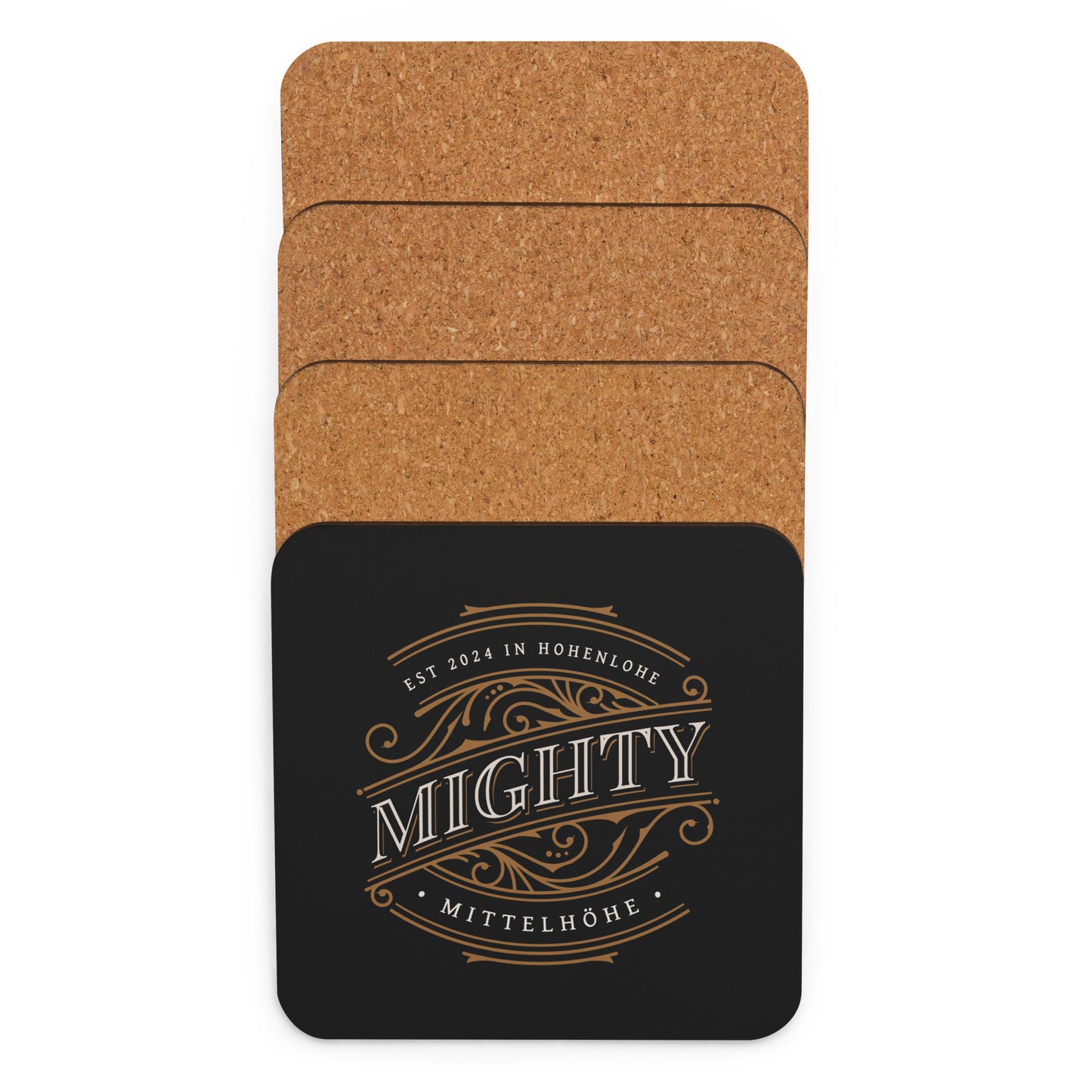 MIGHTY M Softball Korkuntersetzer CLASSIC