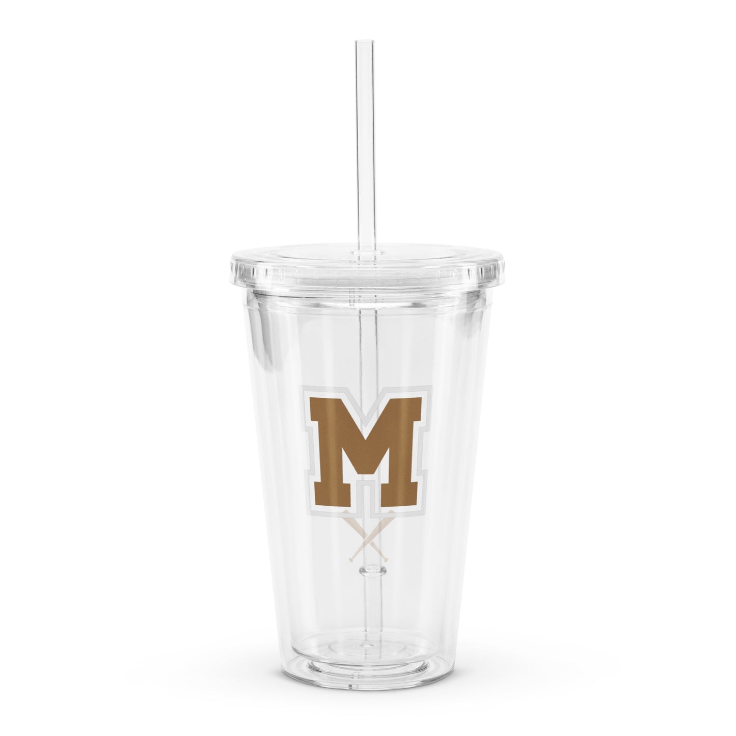 MIGHTY M Softball Becher mit Strohhalm BIG M