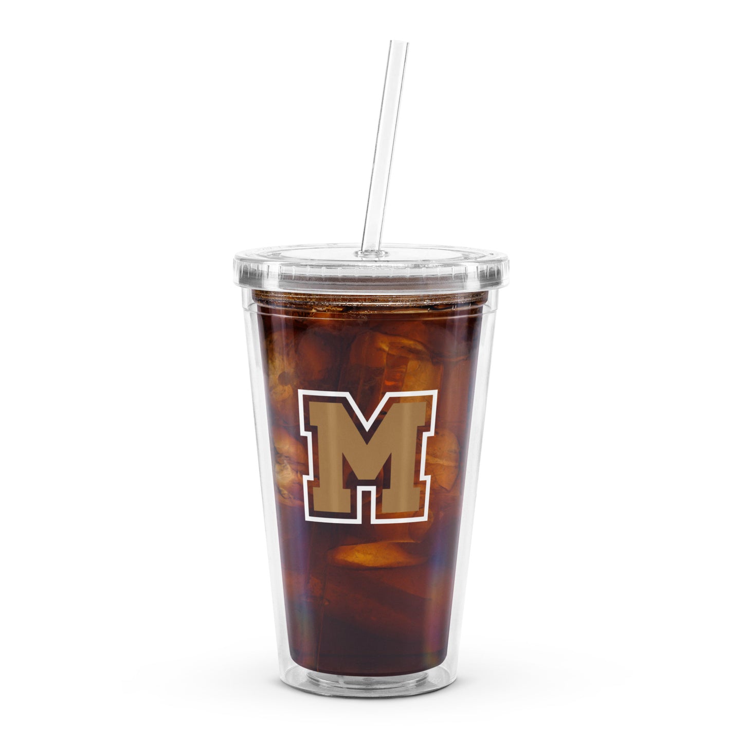 MIGHTY M Softball Becher mit Strohhalm BIG M