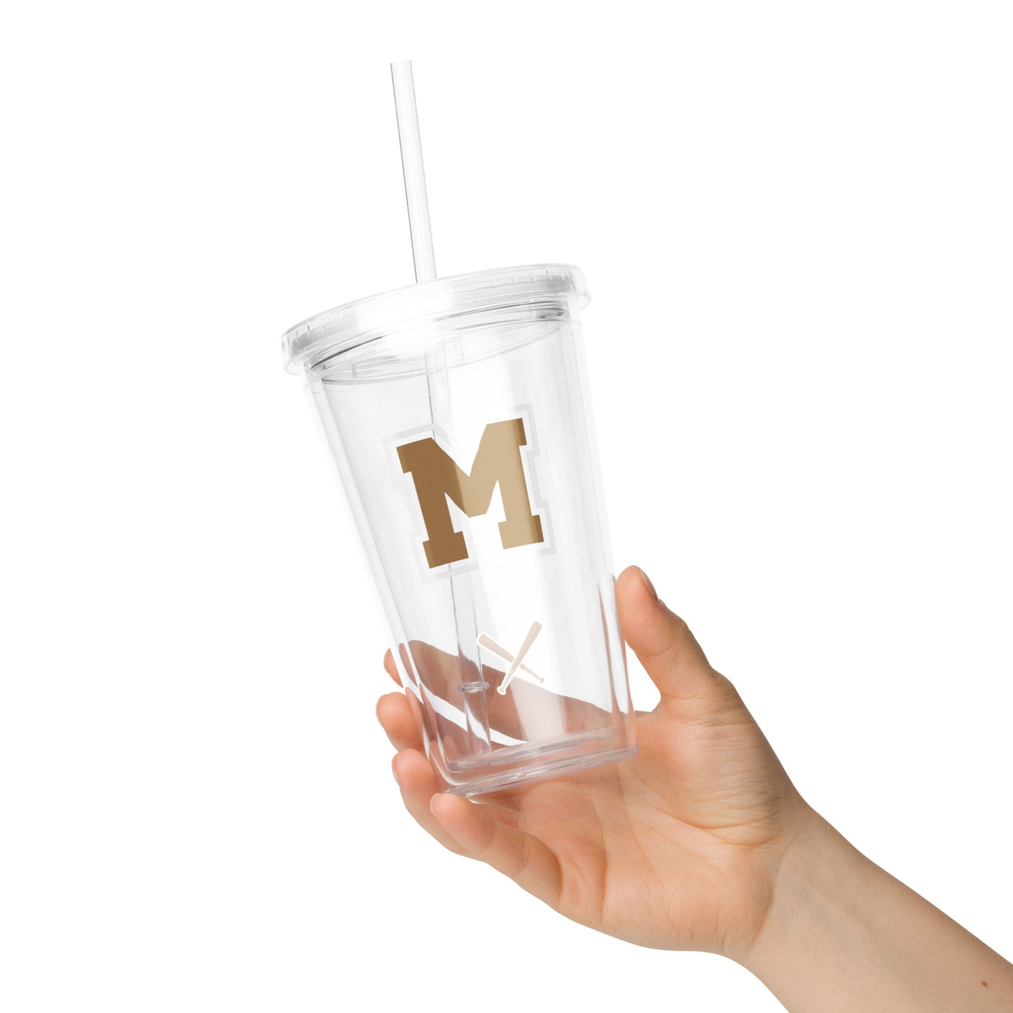 MIGHTY M Softball Becher mit Strohhalm BIG M