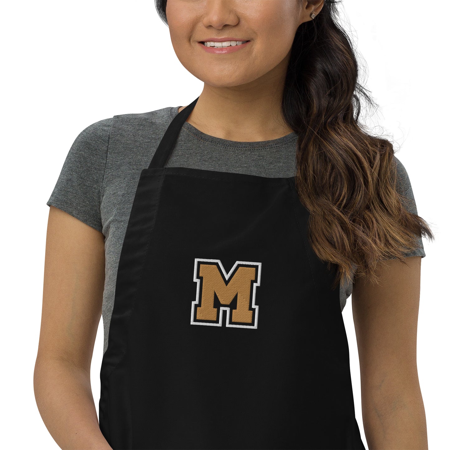 MIGHTY M Softball bestickte Schürze BIG M