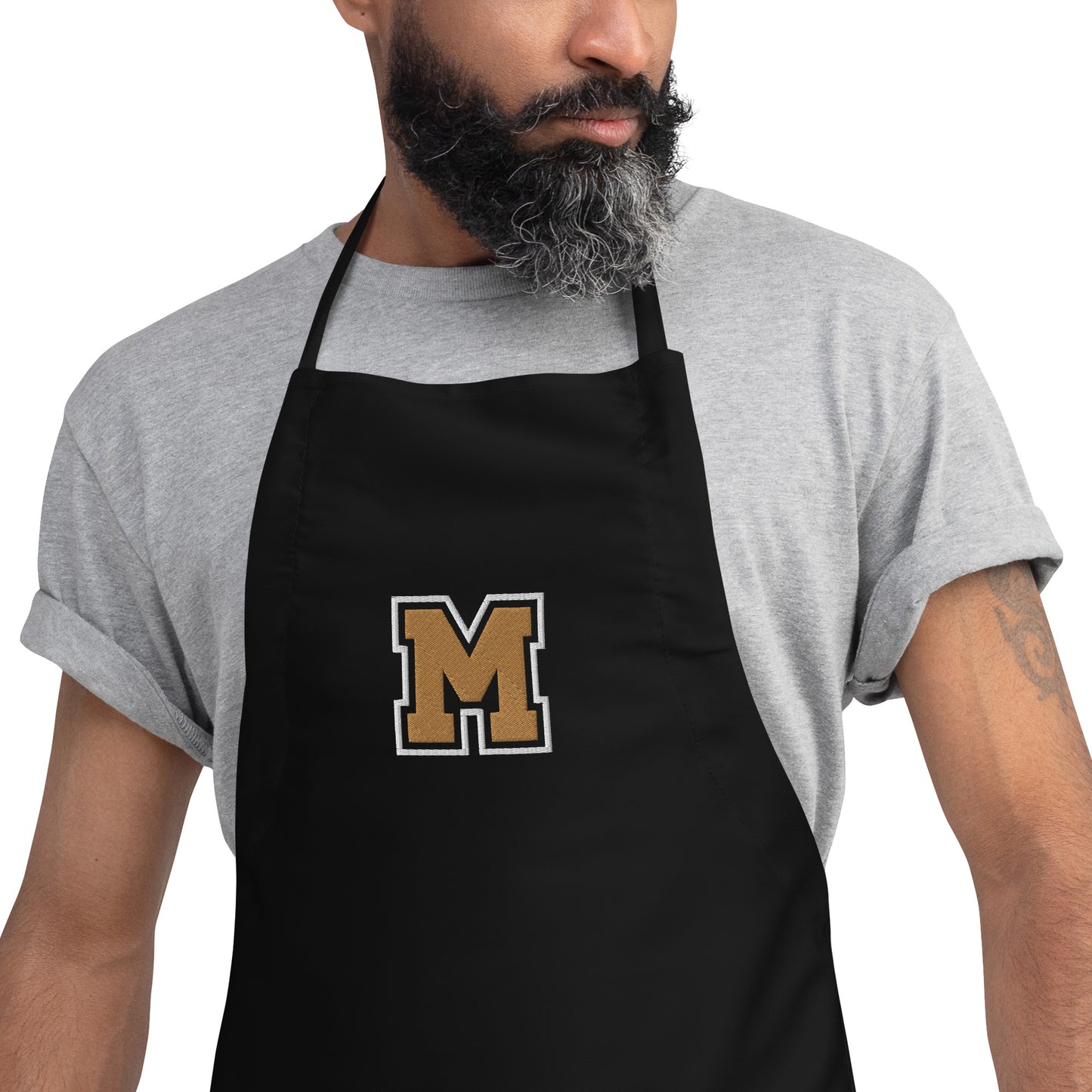 MIGHTY M Softball bestickte Schürze BIG M