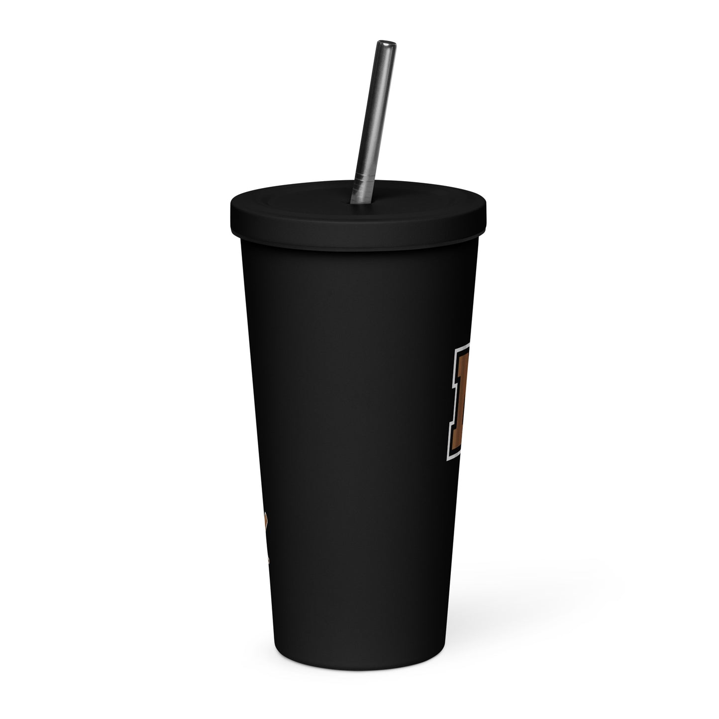 MIGHTY M Softball Thermobecher mit Strohhalm BIG M
