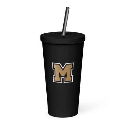 MIGHTY M Softball Thermobecher mit Strohhalm BIG M
