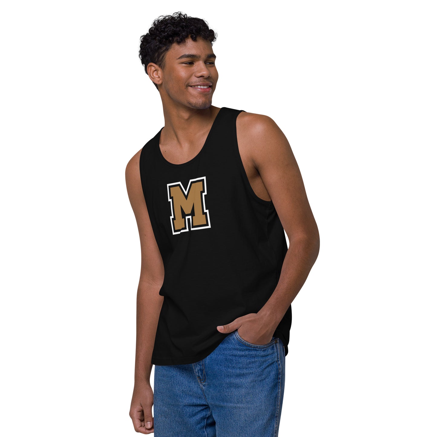 MIGHTY M Softball Herren Premium Tank-Top BIG M