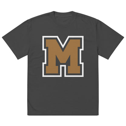 MIGHTY M Softball Oversized T-Shirt mit verwaschenem Look BIG M
