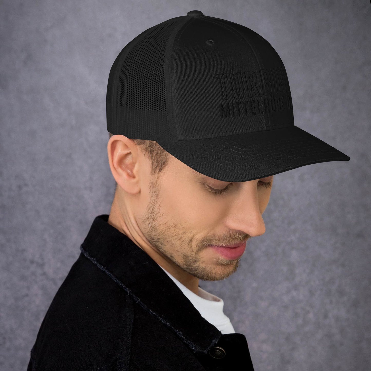 Turbine CLASSIC Retro-Trucker-Cap gestickt