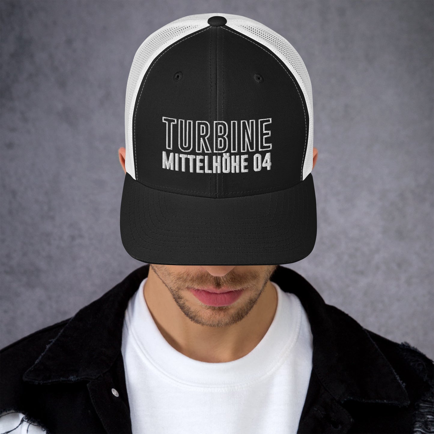 Turbine CLASSIC Retro-Trucker-Cap gestickt