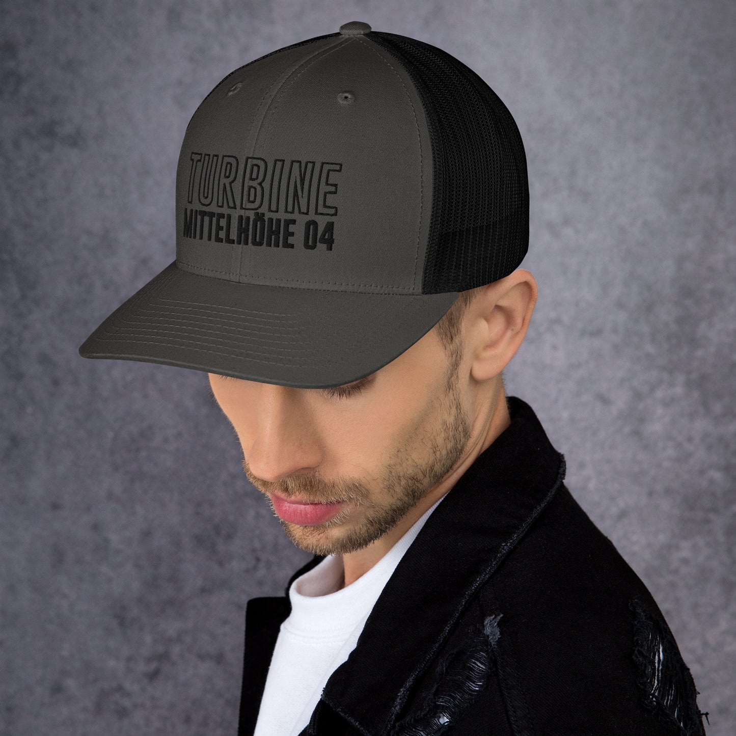 Turbine CLASSIC Retro-Trucker-Cap gestickt