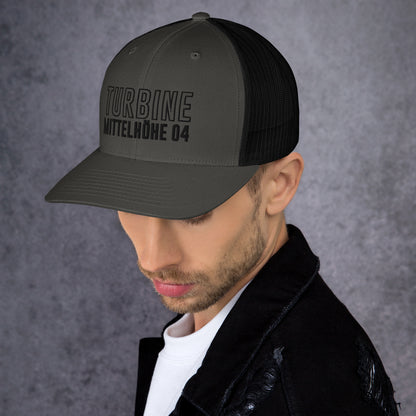 Turbine CLASSIC Retro-Trucker-Cap gestickt