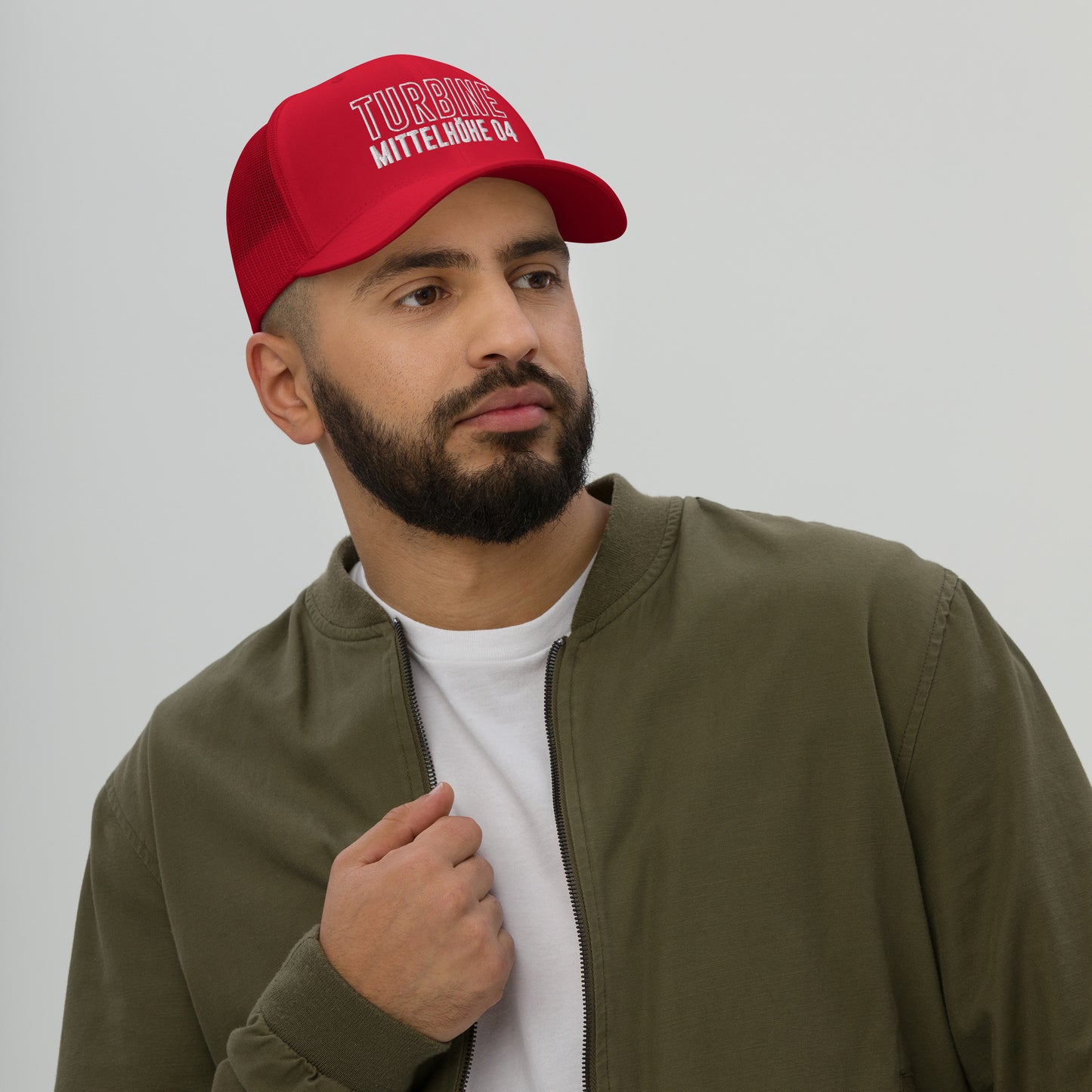 Turbine CLASSIC Retro-Trucker-Cap gestickt