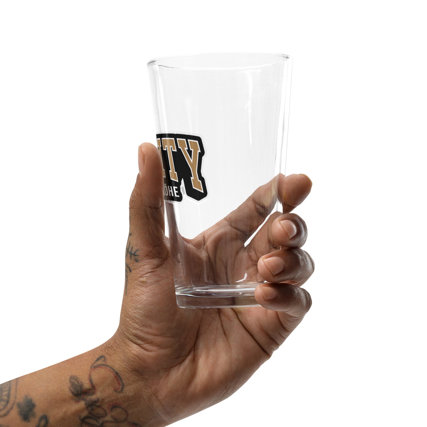 MIGHTY M Softball Pint-Glas LOGO